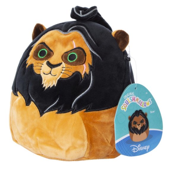 Soft Scar Squishmallow NWT 6.5" Collectible Lion King Character. - Picture 2 of 3